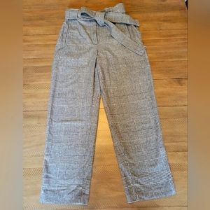 Wilfred High Waist Wool Tartan Dress Pants